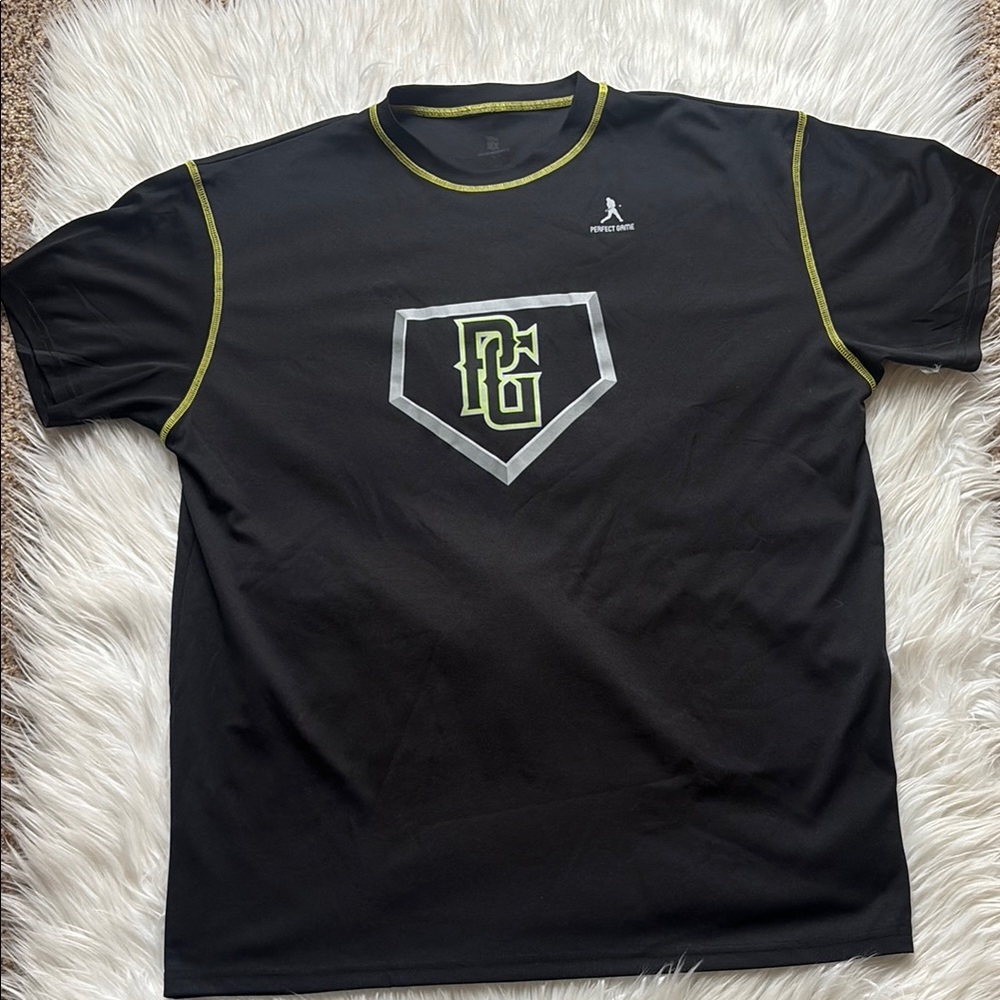Perfect Game Men’s Black Short Sleeve Performance Tee